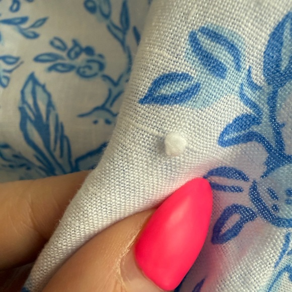 NWT Lilly Pulitzer Men’s Addison Shirt - Resort White - Picture 8 of 8